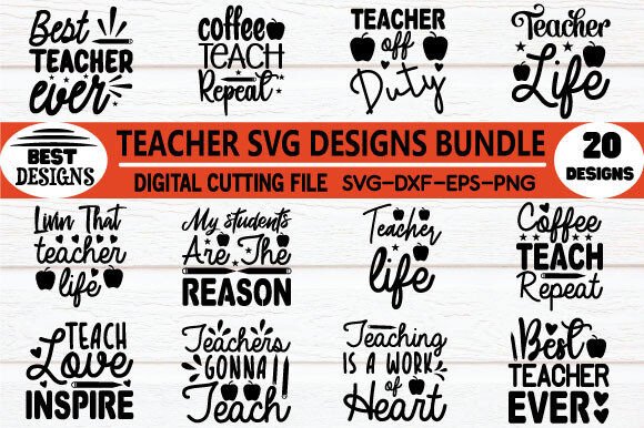 Download Teacher SVG Design Bundle - Teacher svg Collection