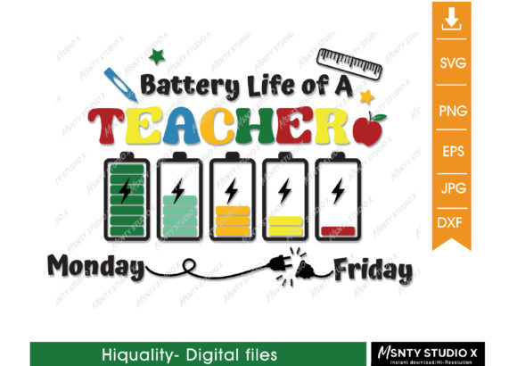 Download Battery Life of a Teacher, Teacher Svg - Teacher svg Collection