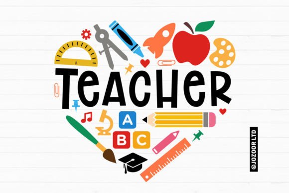 Download Teacher Heart Back to School SVG - Premium Resources