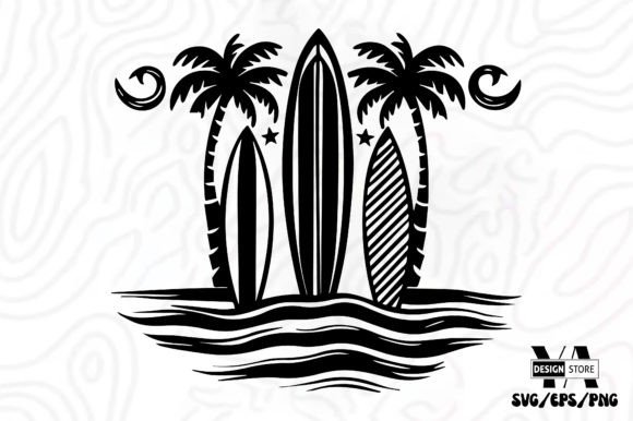 Download Surfing SVG | Beach SVG | Beach Life SVG - Premium Bundle
